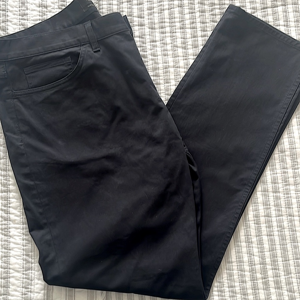 Men’s Theory Hayden Straight Leg Slim Fit Dark Navy Slacks Size 38 Like New